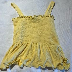Forever 21 yellow top never worn! Super cute